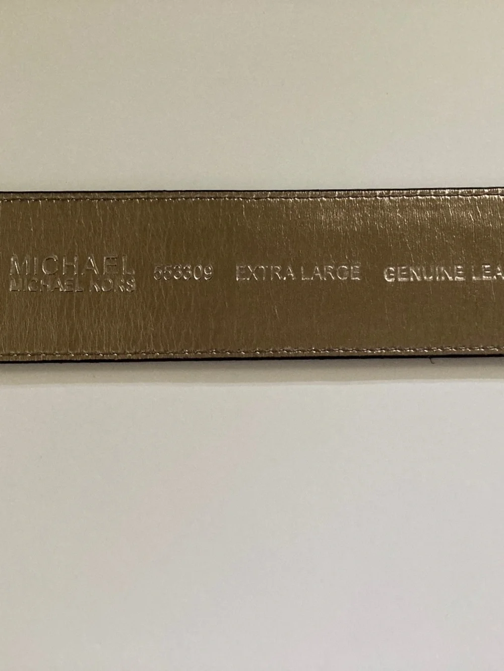 Michael Kors Black Suede Belt/Genuine Leather/Silver Tone Buckle/553309/XL/NWT!